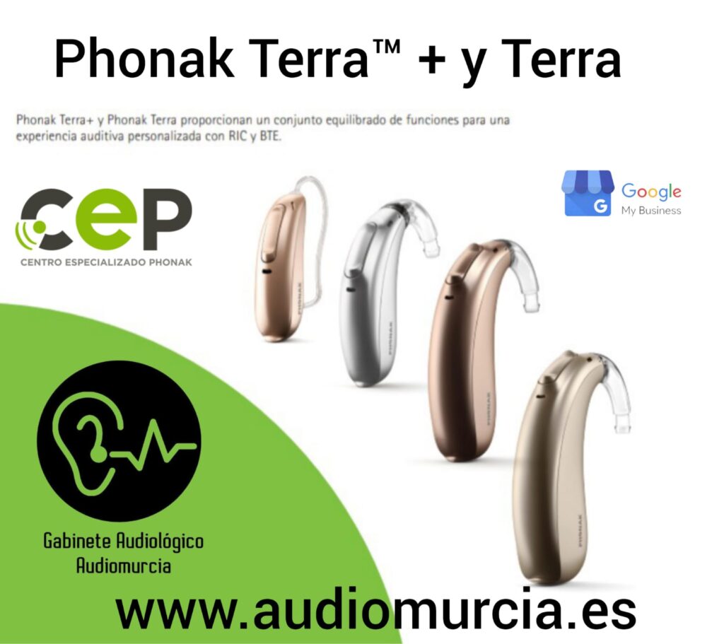 Phonak Terra+ y Terra. Experimenta la claridad del sonido, la comodidad de la conectividad y la libertad de personalización con unos audífonos diseñados para adaptarse a tu vida de manera perfecta. Phonak Terra+ y Terra: porque todos merecen una experiencia auditiva excepcional.